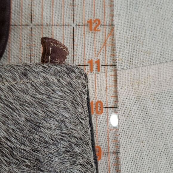 Myra Bag Backpack Unisex Woven,  Canvas and Hairon Leather Rustic Western - Picture 7 of 11